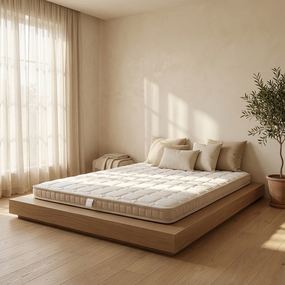 올인홈 토퍼 매트리스 침대 거실 바닥 수면매트 5세대 포켓 스프링 SS 5CM