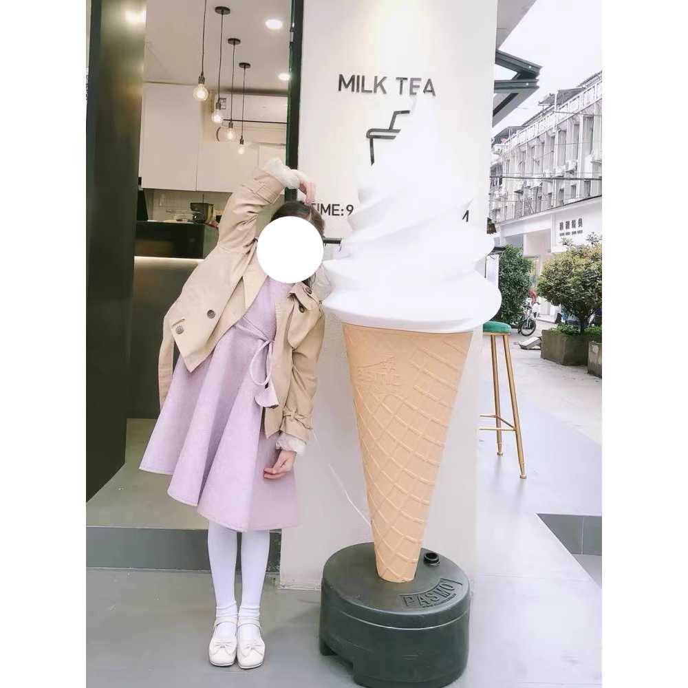 대형 아이스크림 모형 인테리어 포토존 디스플레이 95cm  무선 - 상세 이미지 4