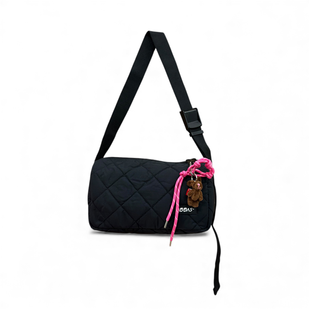 사각 퀼팅 여행용 크로스백 가벼운 보부상 유럽여행가방 핸드폰 패딩 크로스 나일론 미니백