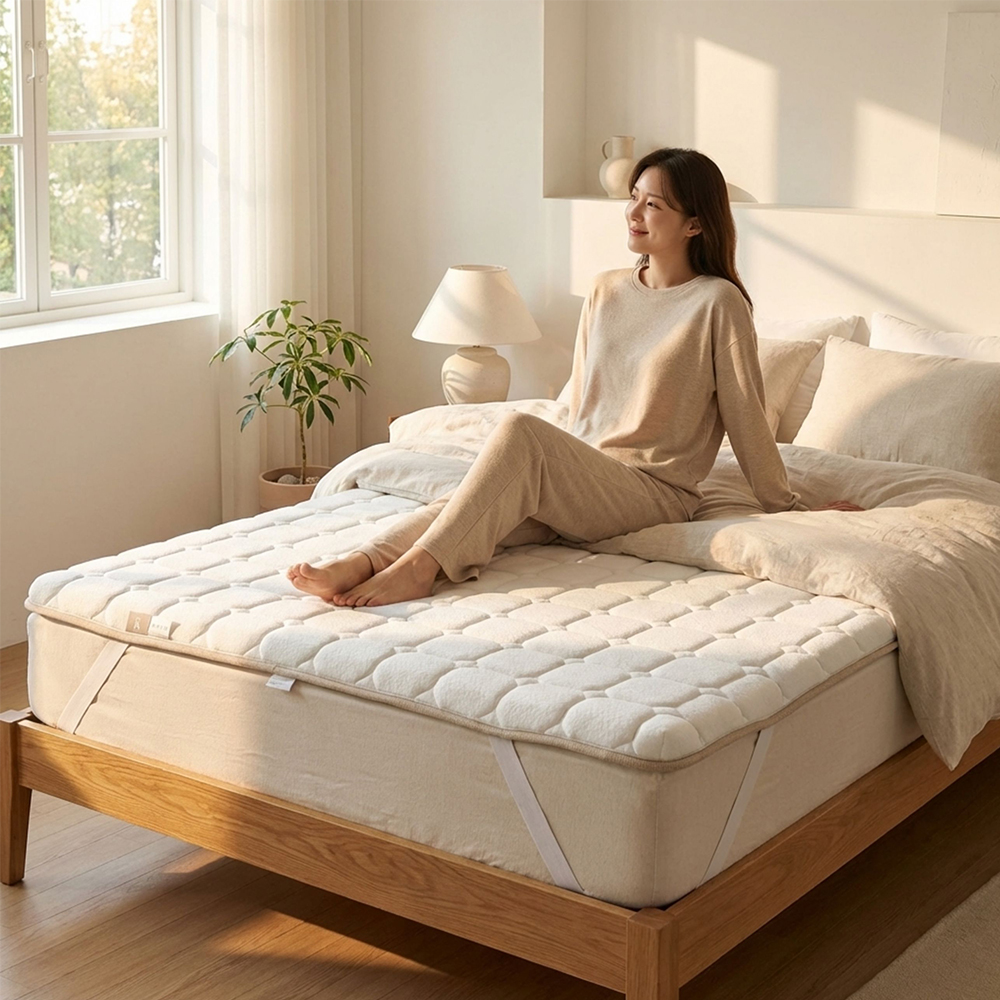 올인홈 토퍼 매트리스 침대 거실 바닥 수면매트 5세대 포켓 스프링 SS 5CM