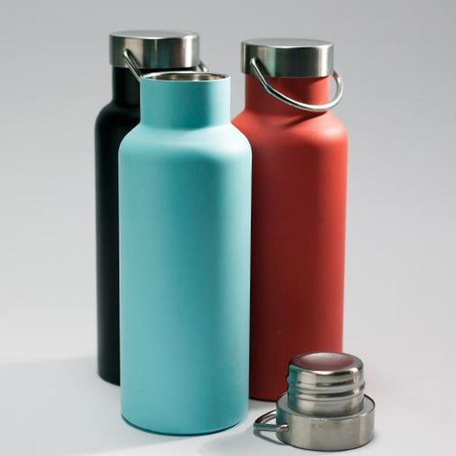 유럽풍 밤부무광 진공이중텀블러500ml 칼라텀블러 민트 - 상품 이미지