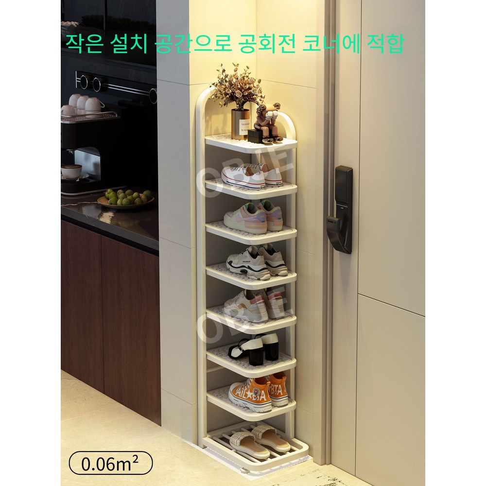 다층 신발 정리대 좁은 공간 신발장 - 상세 이미지 2