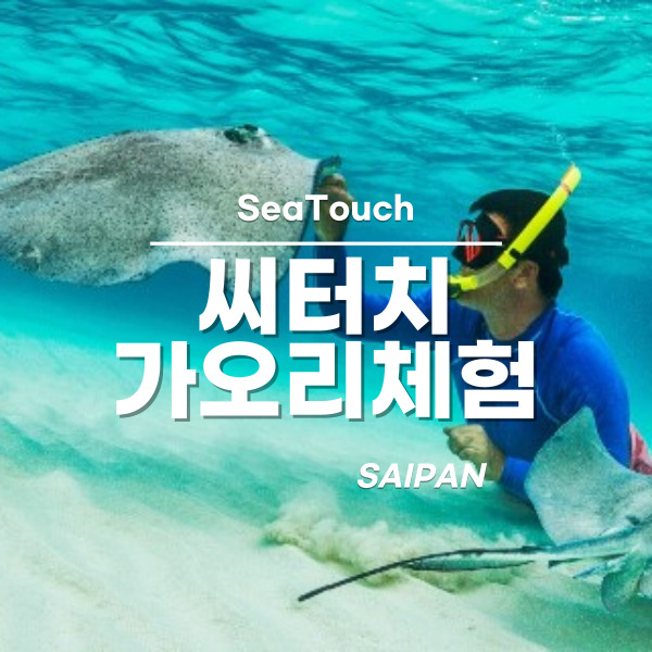 [사이판] 씨터치 SeaTouch 체험 스노쿨링 패들보드 가오리 체험 크라운플라자 - 상품 이미지