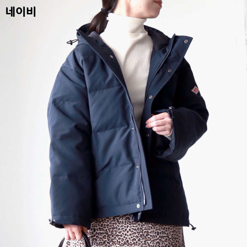 단톤 여성 실루엣 다운 후드 자켓 패딩 DT-A0008TPR 25FW 네이비 S - 상세 이미지 5