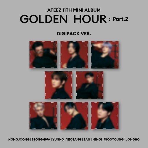 ATEEZ (에이티즈) 11th EP GOLDEN HOUR Part.2 디지팩 랜덤 - 상품 이미지