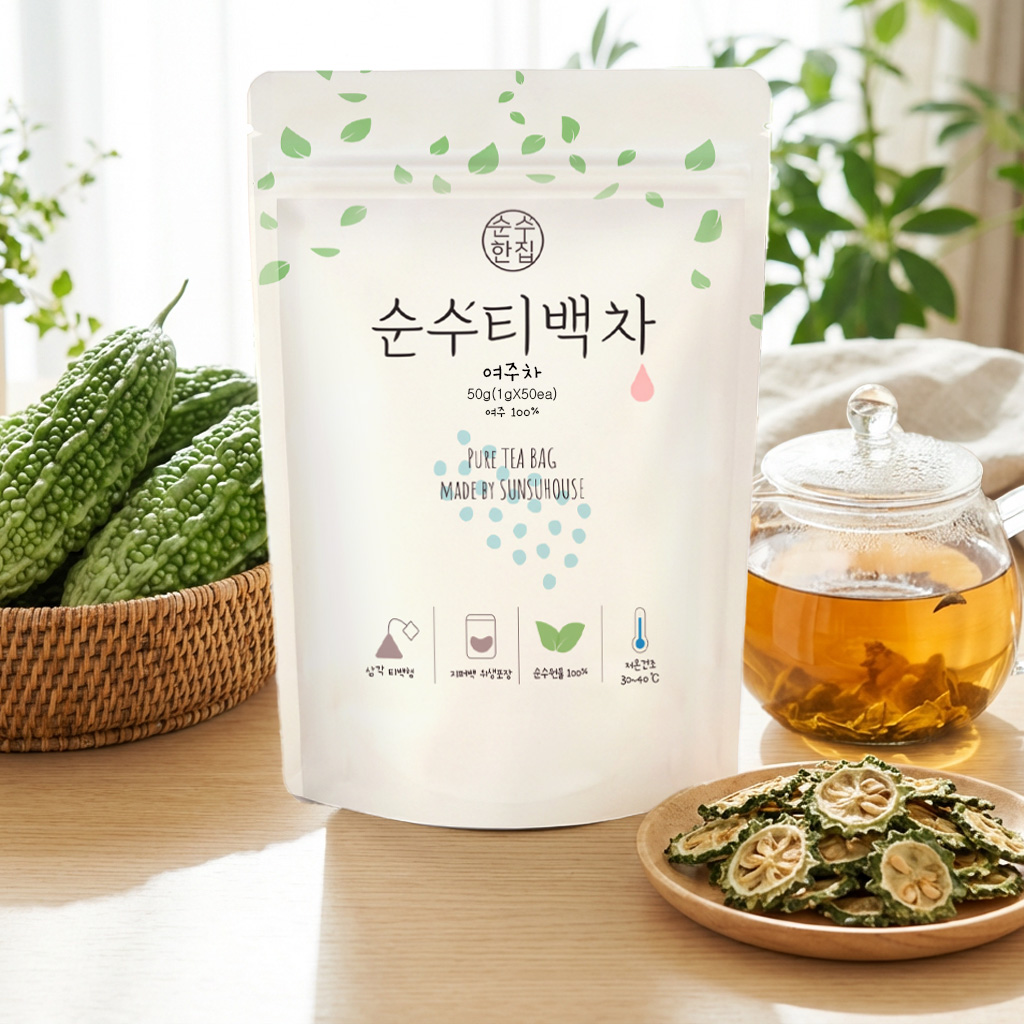 순수한집 국산 여주차 티백 50개입 이미지 3