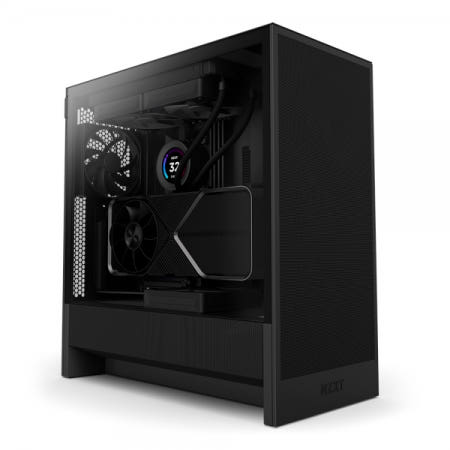 NZXT NZXT H5 Flow V2 (블랙) 미들타워 컴퓨터 PC 케이스
