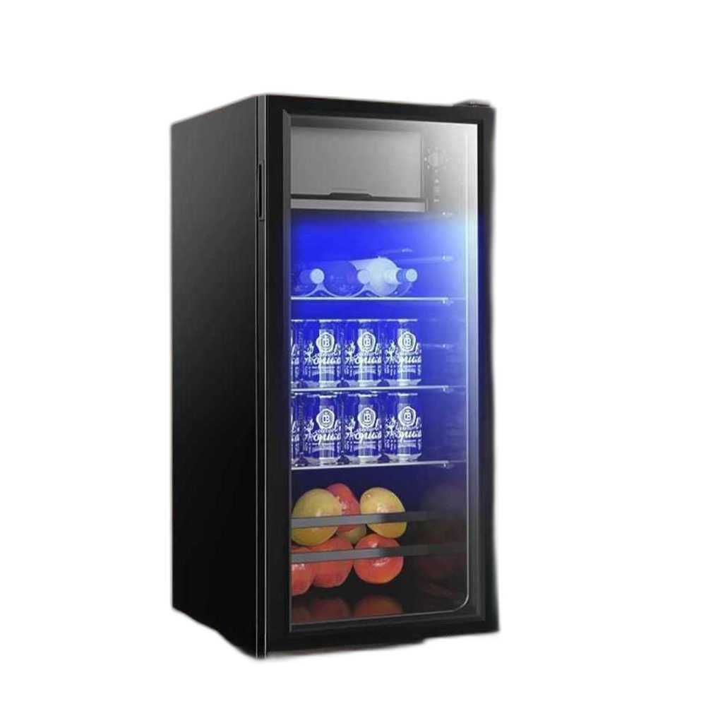 가정용 술장고 소형 미니 냉장고 와인 맥주 냉각 보관 118L (냉장+약냉동 LED) - 상품 이미지