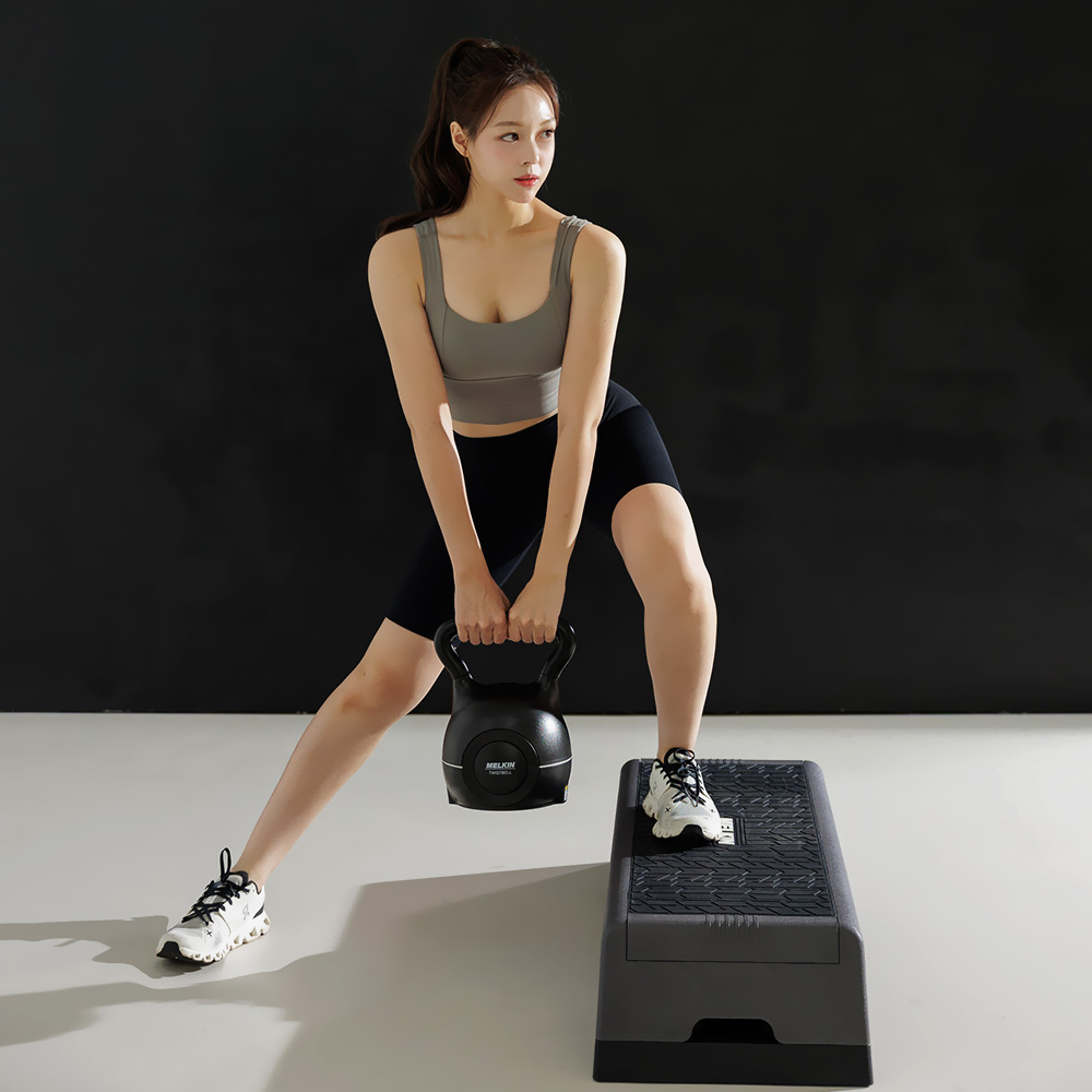 멜킨 파워플러스 스텝박스 3단 에어로빅 점프 유산소 헬스 홈트 계단 오르기 운동 기구 이미지 3