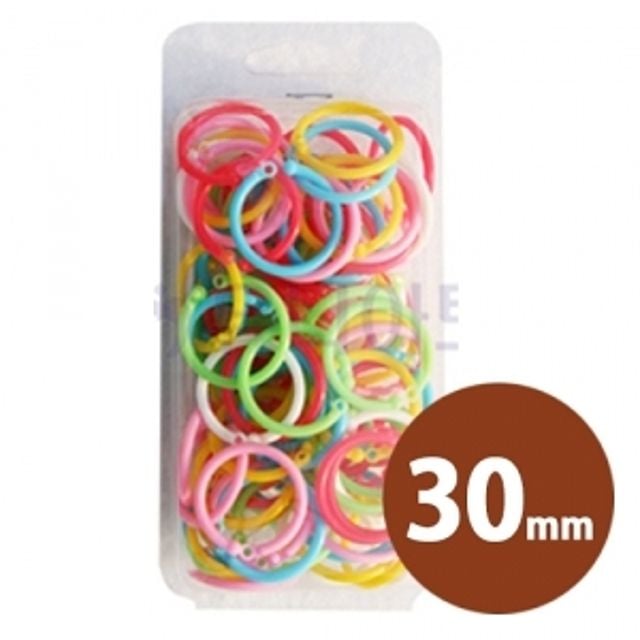 유니 칼라카드링 3000w.중(25mm)1통 - 상품 이미지