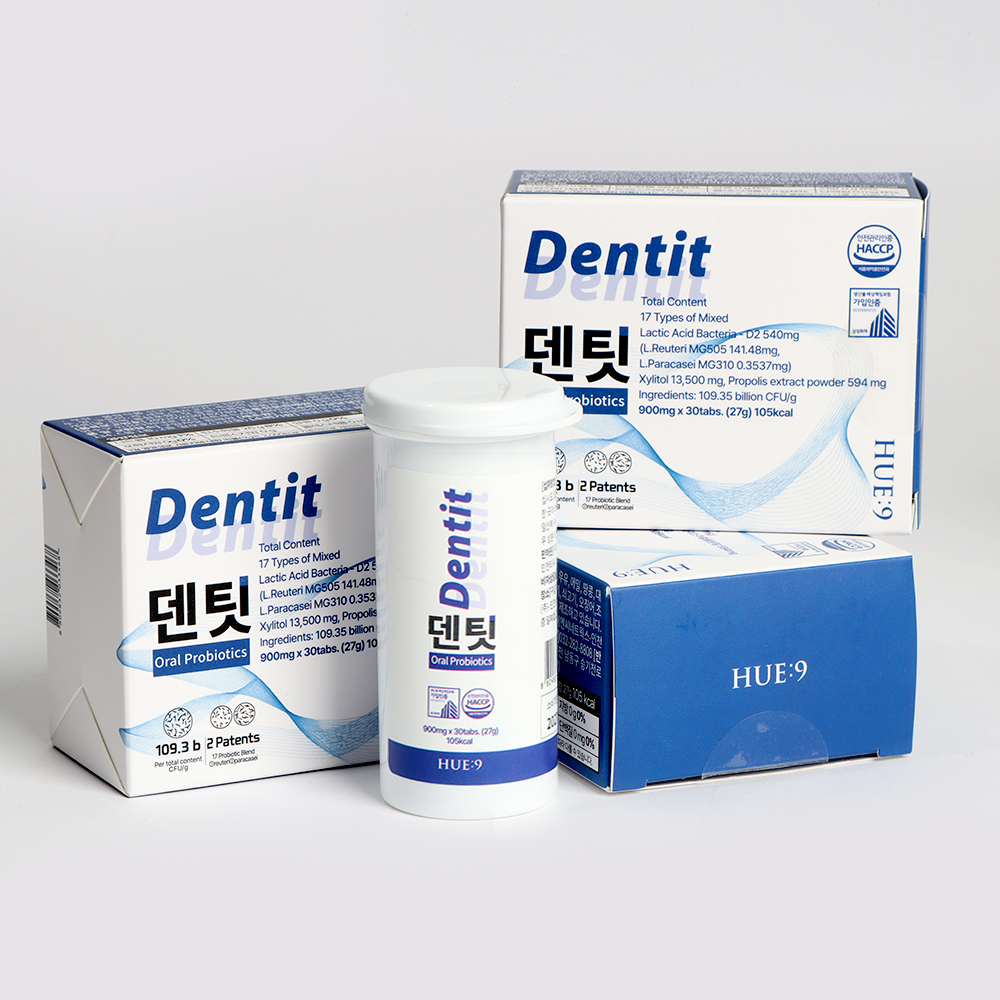 휴나인 구강 유산균 덴팃 레몬 애플민트 30정, 2개 - 상세 이미지 5