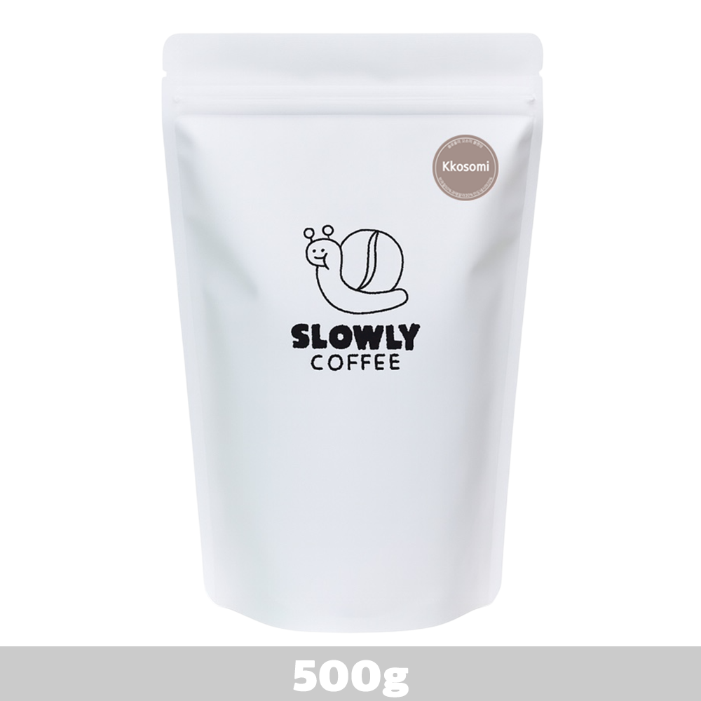 슬로울리 원두 커피 꼬소미 블랜딩 고소한 콩 홀빈, 500g, 1개 - 상품 이미지