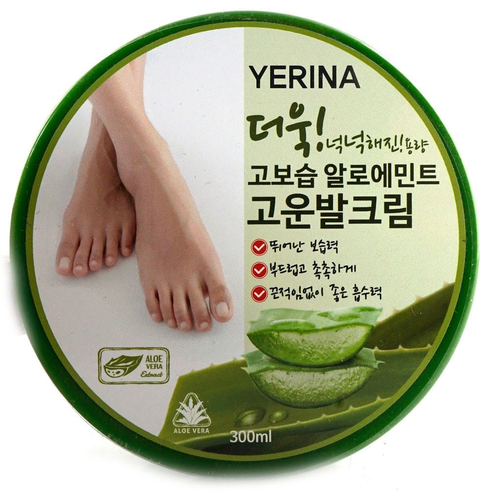 발관리 풋케어 고보습 알로에민트 고운발 크림 300ml - 상품 이미지
