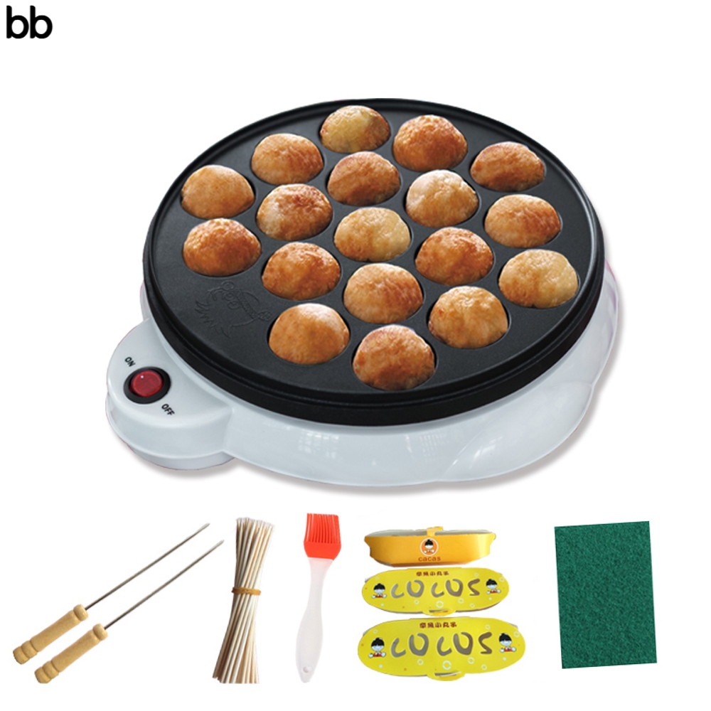 가정 끼 기계 구 다코 팬 들기 버너 후라이팬 문어 만들기 카페 다코야끼만드는법 맛집 레드 디럭스 - 상세 이미지 3