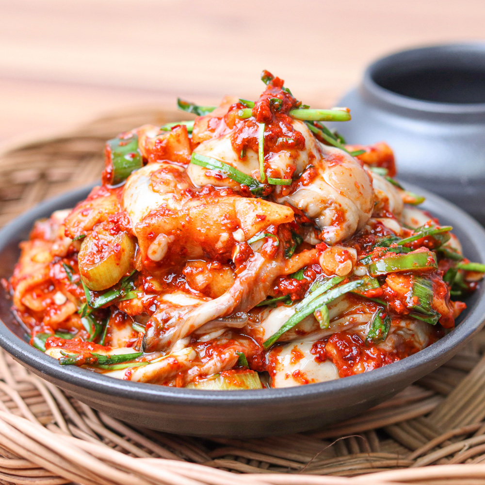 산청할매 30년전통 굴 생굴무침 1kg