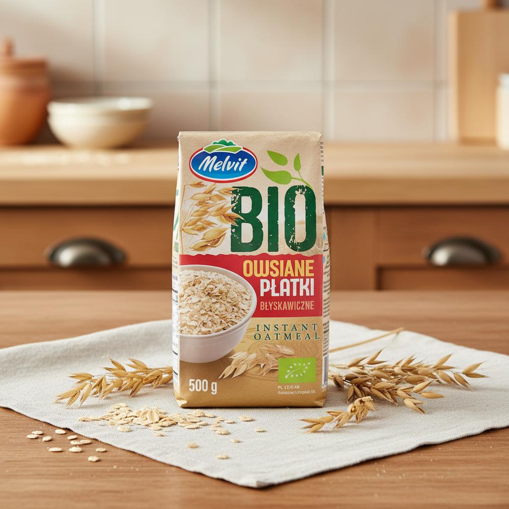 멜빗 폴란드 유기농 퀵 오트밀 후레이크 500g, 5개 - 상세 이미지 2