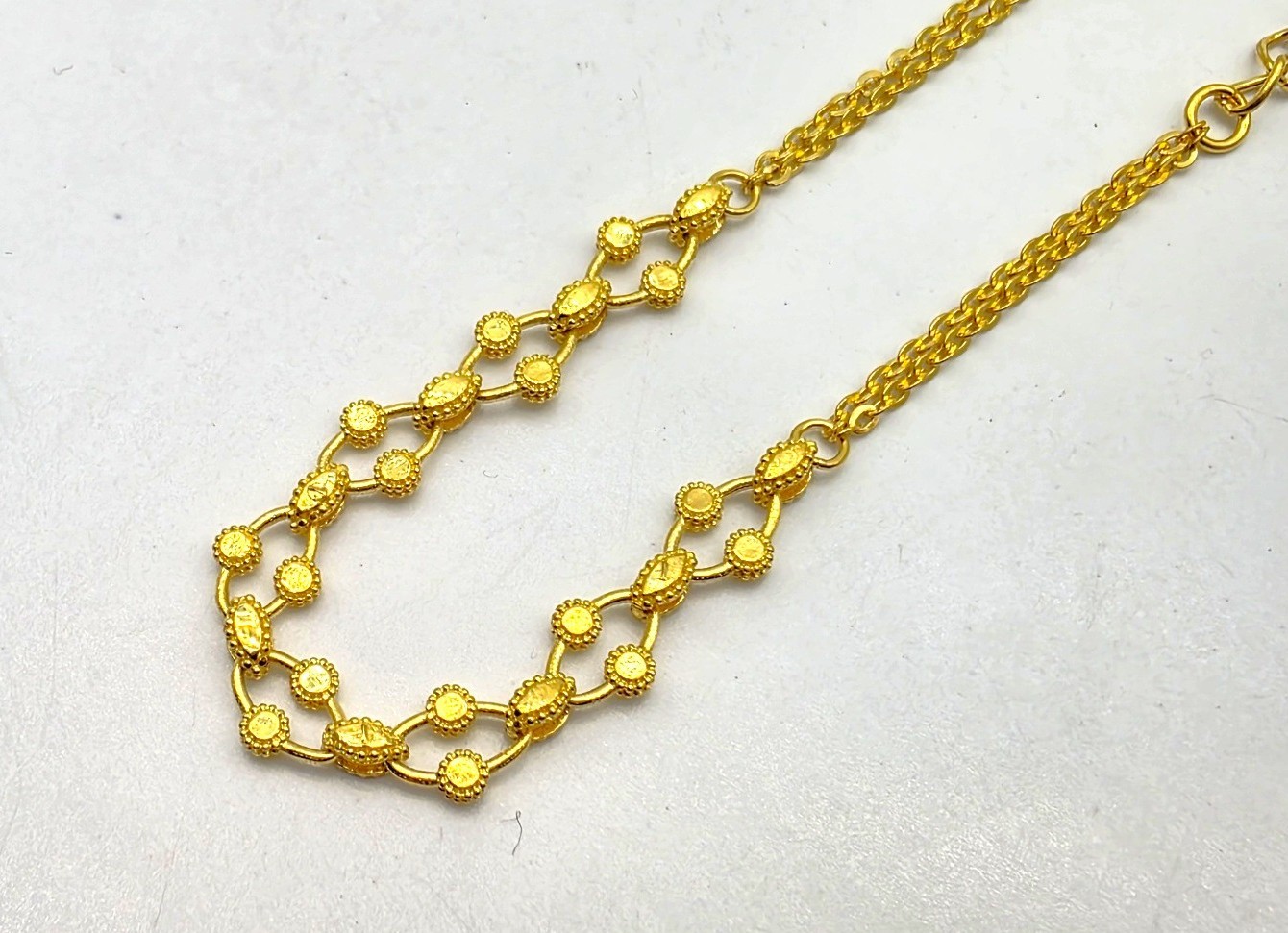 24K 순금 7.5g(2) 포디 팔찌(18K 연결고리 장식) 이미지 7