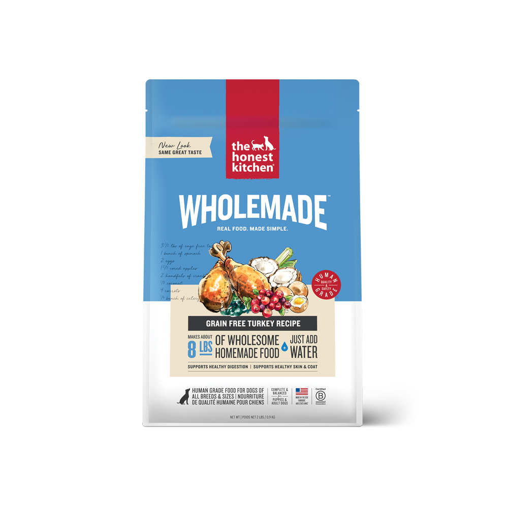 디어니스트키친 탈수건조 알러지 강아지 사료 그레인프리 터키 레시피, 907g, 1개 이미지 2