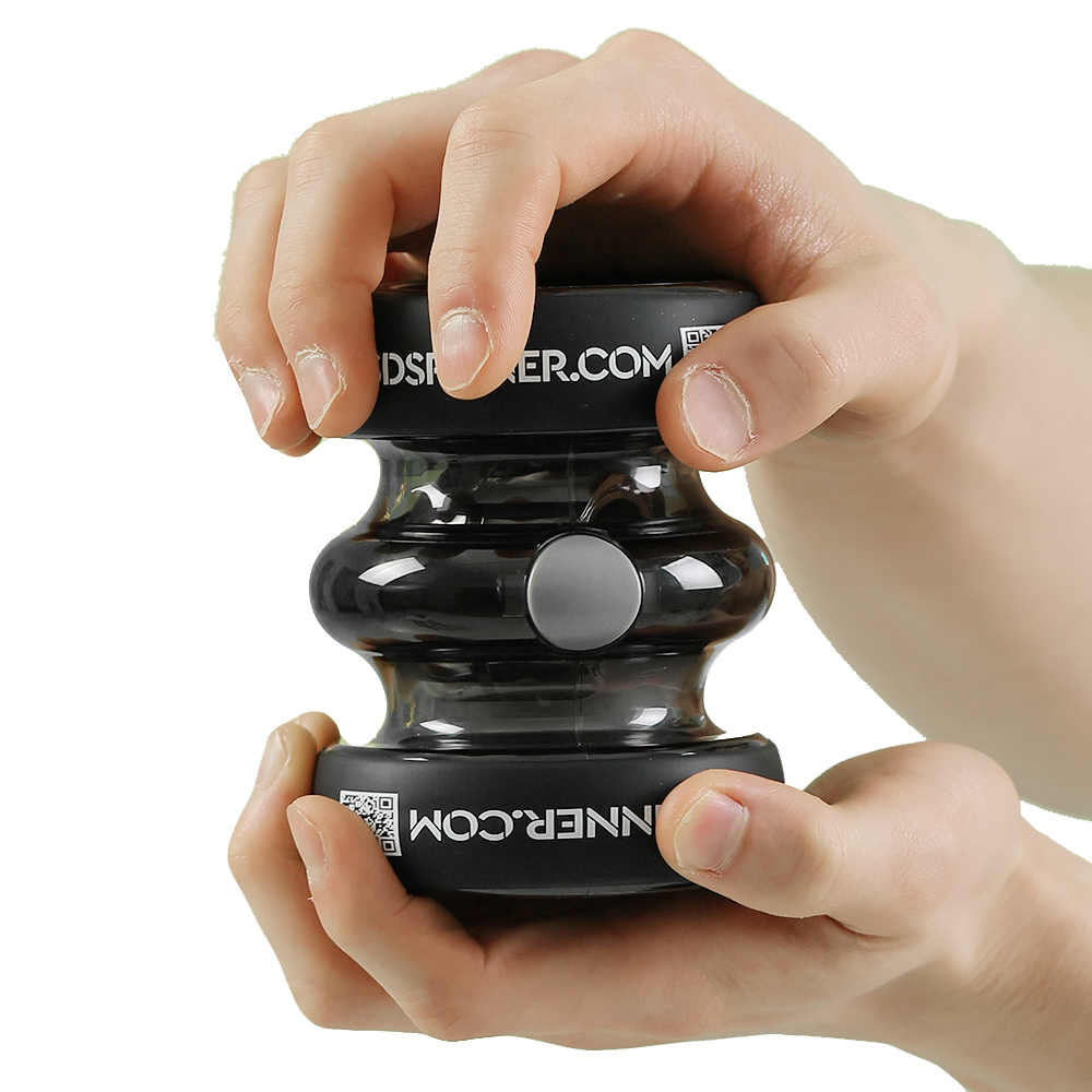 NSD스피너 파워사이클 국제특허 양손형 전자동 자이로볼 전완근 완력 팔뚝 강화 운동 홈트