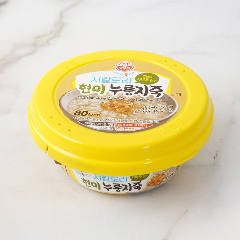 메가마트 오뚜기 저칼로리 현미누룽지죽 215G - 상품 이미지