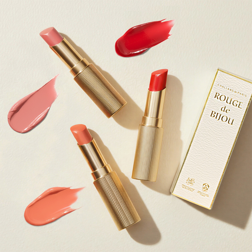 샬랑드파리 지속력 좋은 안 지워지는 쥬얼 샤인 립스틱 274 로제아 (우아한 핑크 베이지), 4.5g