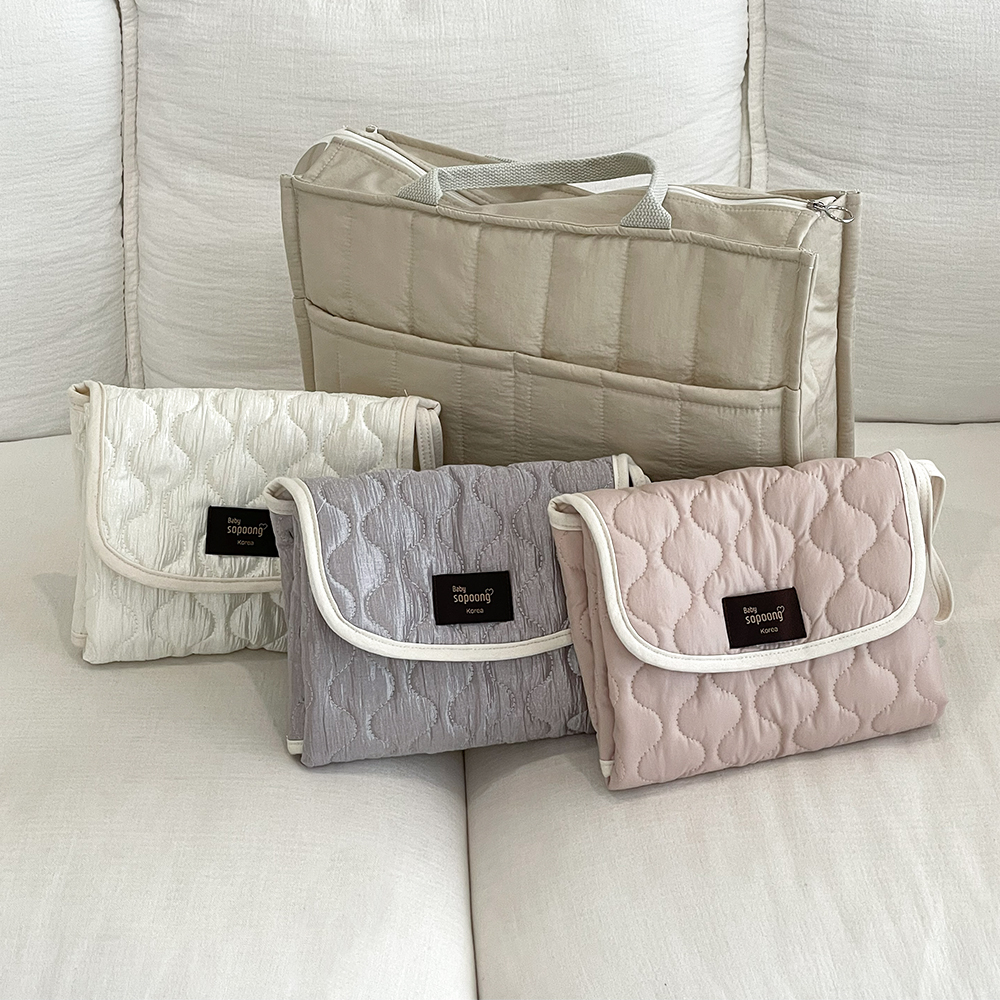 베이비소풍 휴대용 기저귀 패드 매트 갈이대 누빔