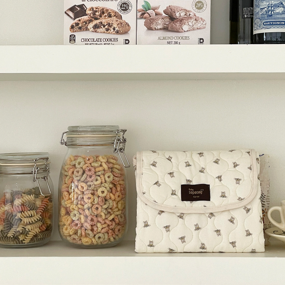 베이비소풍 휴대용 기저귀 패드 매트 갈이대 누빔