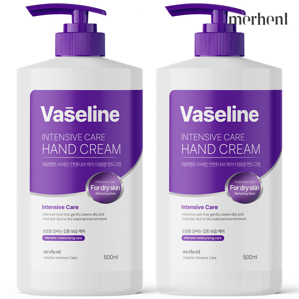 1+1 메르헨트 인텐시브 대용량 바세린 핸드크림 500ml 핸드로션 퍼퓸 고보습 향좋은