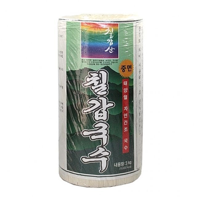 칠갑국수(중면) 3kg - 상품 이미지