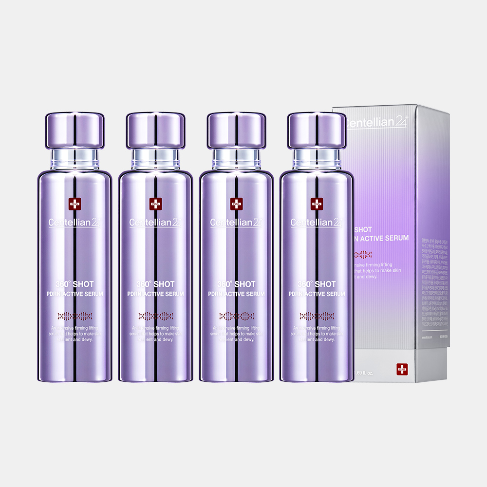 동국제약 센텔리안24 360도 샷 피디알엔 PDRN 연어 액티브 세럼 50ml, 4개 - 메인 이미지