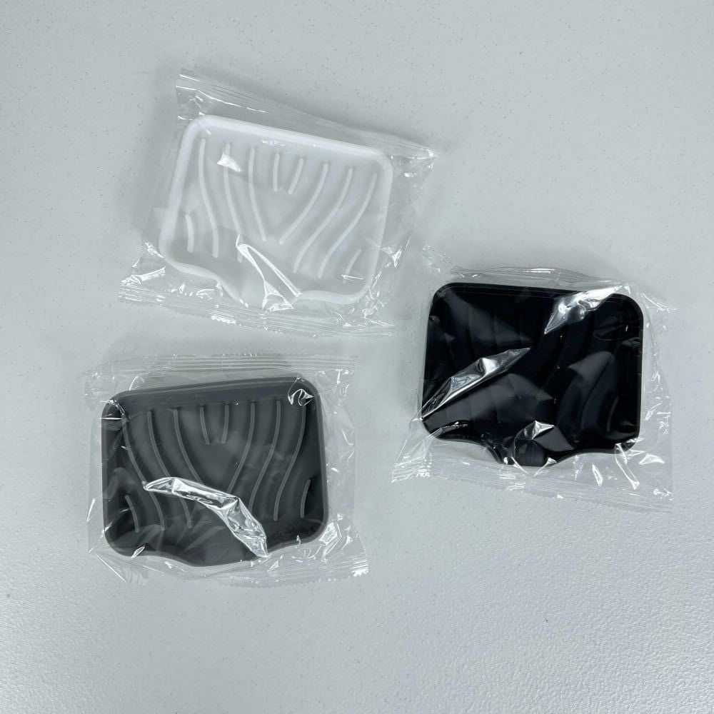 실리콘 물빠짐 비누받침대 블랙 - 상품 이미지