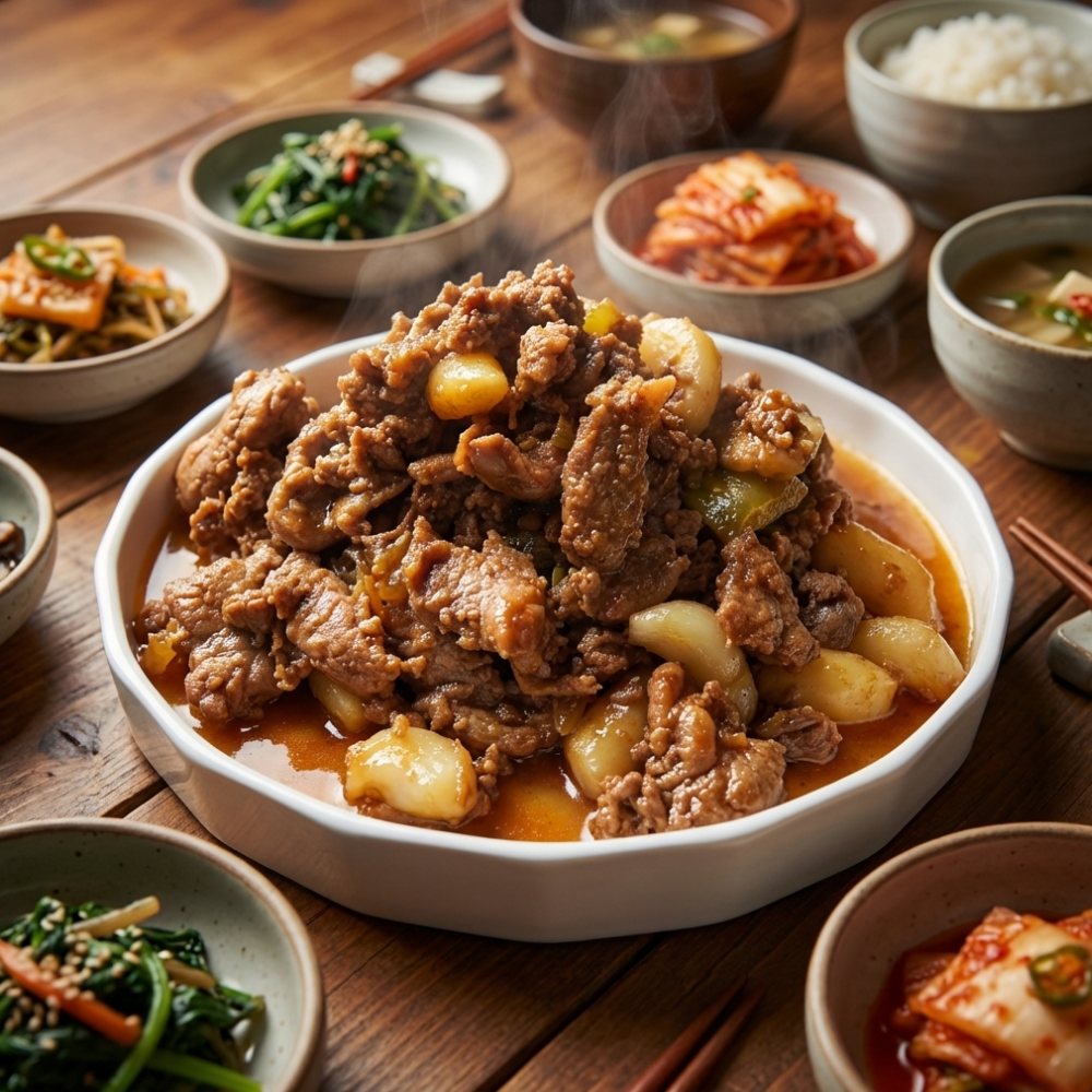 HSGFOOD 한입양념구이 600g 작게 썰어 더 간편한 쏙쏙 집어먹는 단짠단짠 갈비맛 돼지고기 - 상세 이미지 2
