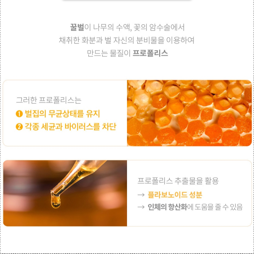 뉴질랜드 뿌리는 프로폴리스 스프레이 1통 플라보노이드 - 상세 이미지 5