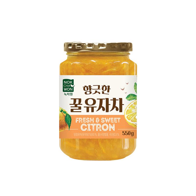 [1+1] 향긋한 꿀유자차 550g - 상품 이미지
