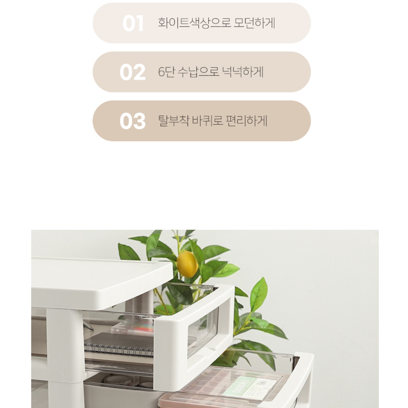 이동식 서류 서랍장 이동형 사무실용 서랍장 실험실 서랍 사무용 트롤리