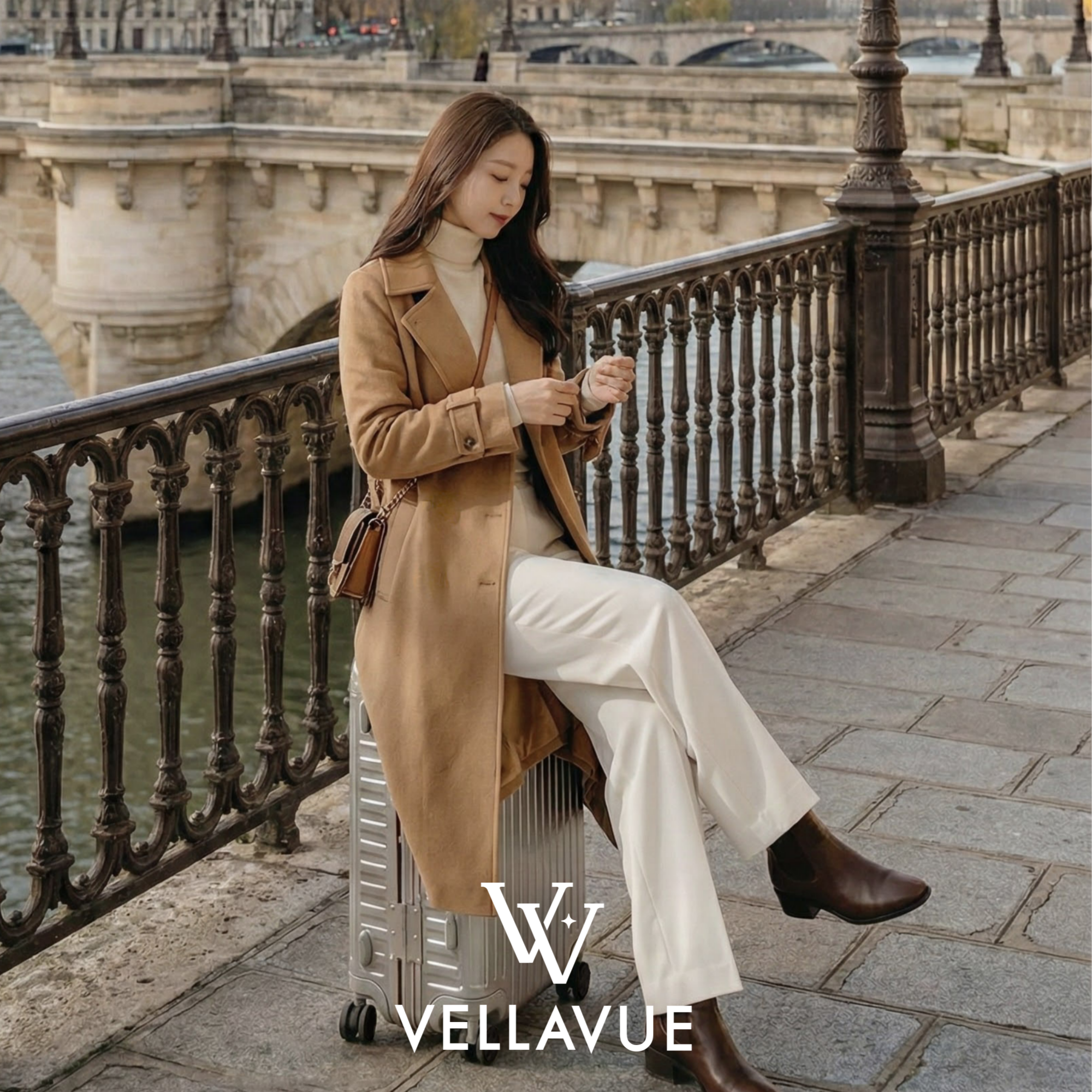 여행용캐리어 66cm(26인치) 대형 폴리카보네이트 금고형 벨라뷰 유럽여행 프리미엄 캐리어