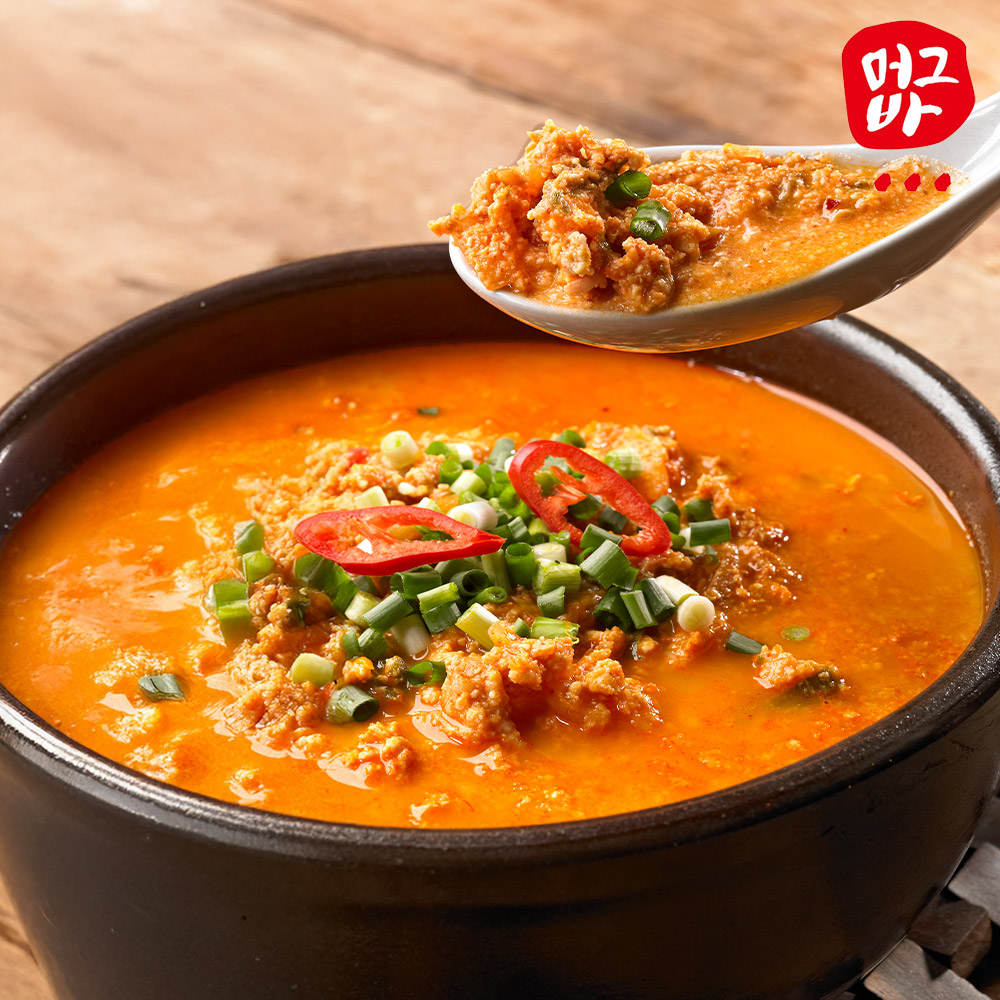 김치 콩비지찌개 국내산 콩비지 가정식 혼밥 간편식 밀키트 비지찌개, 500g, 2개 - 상품 이미지