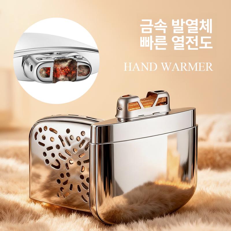 휴대용 미니 겨울 난방기 온열 손난로 소형 보온 단일 손난로+오일병+가방 - 상세 이미지 4