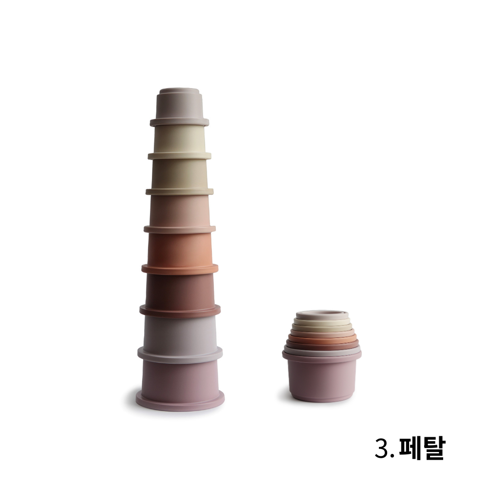 무쉬 스태킹컵 컵쌓기 아기 소근육 발달
