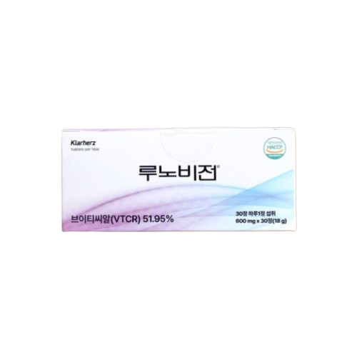 루노비전 VTCR 눈건강 포뮬러 600mg 30정 노화 눈영양제 - 상세 이미지 2