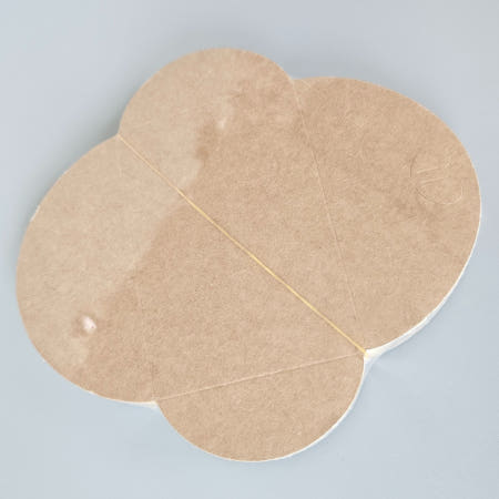 50p 미니 크라프트 짧은메시지 봉투