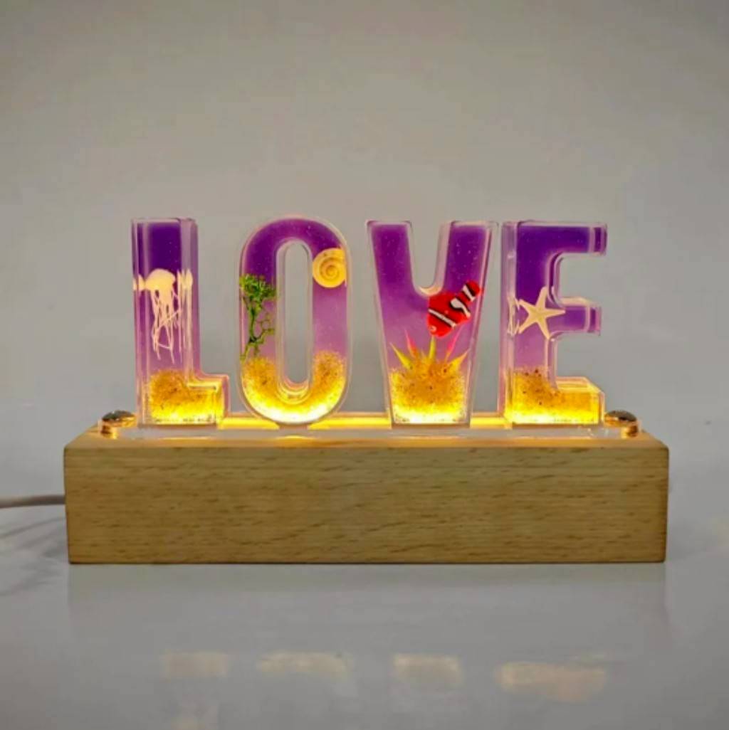 나무 LED 램프 USB 케이블 스위치 나무 LED 무드등 Y1 - 상세 이미지 4