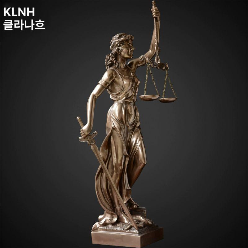 정의의 여신상 법원 변호사 사무실 개업선물 거실 인테리어 조각상 - 상세 이미지 3
