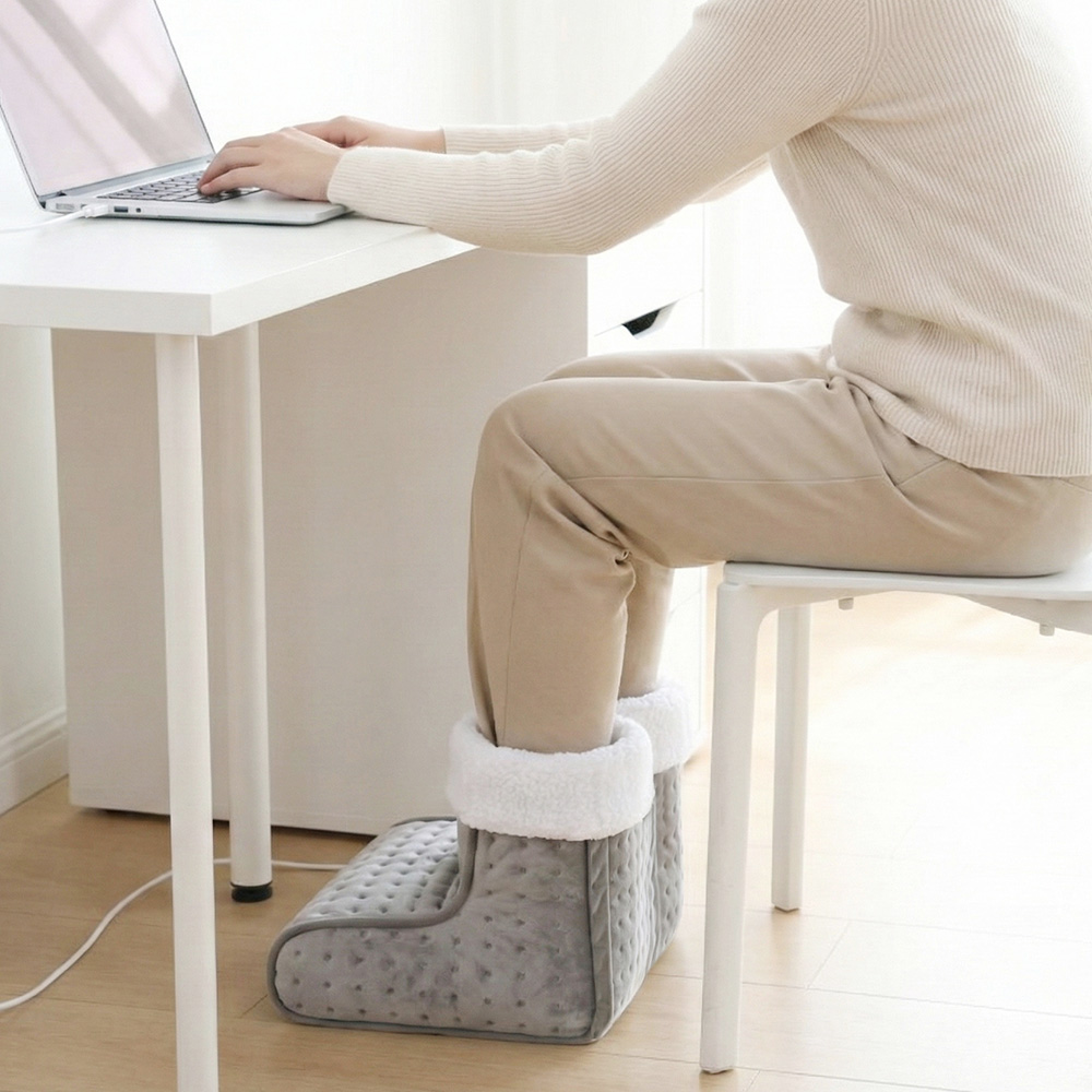 이놀 전기 발난로 온열기 발 보온기 사무실 히터 발열 쿠션 전기 방석 담요 1인용 풋워머