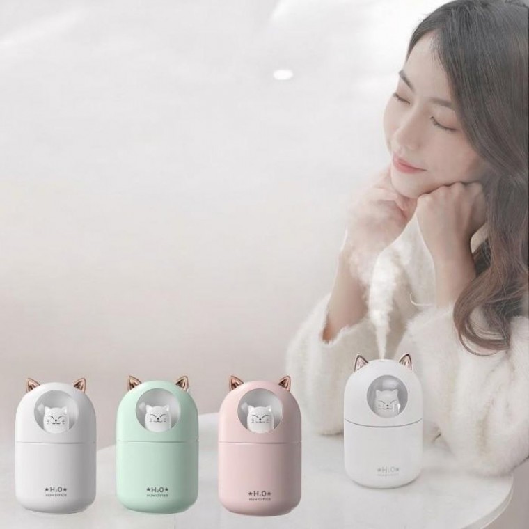미니가습기 무선 휴대용 탁상용 USB가습기 LED무드등 저소음 사무실가습기 - 상품 이미지