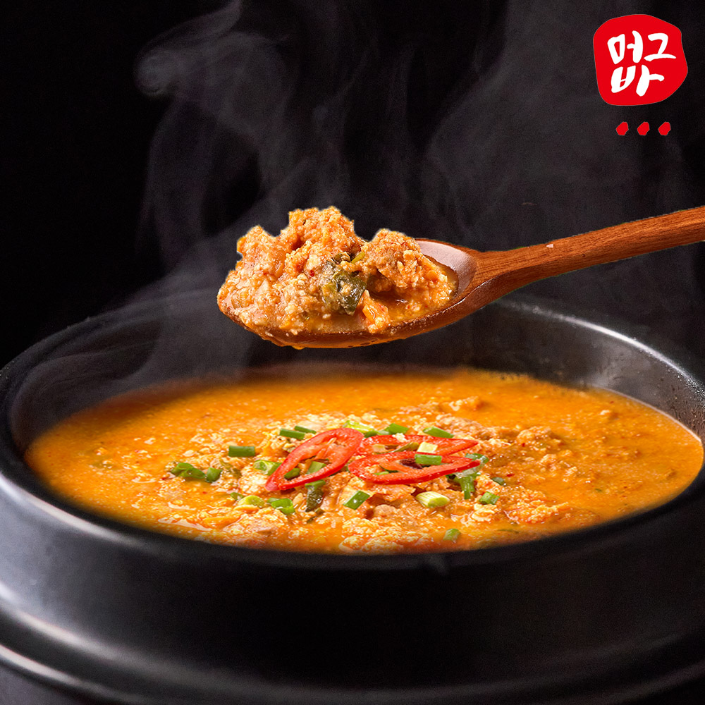 김치 콩비지찌개 국내산 콩비지 가정식 혼밥 간편식 밀키트 비지찌개, 500g, 1개 - 상세 이미지 3