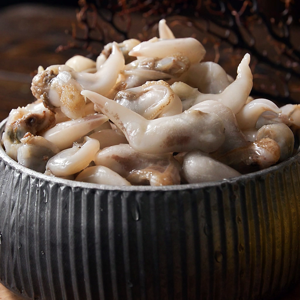 자연산 손질 새조개 10팩 약 170마리 100% 자연 자숙 급냉 고급 식재료 완전손질