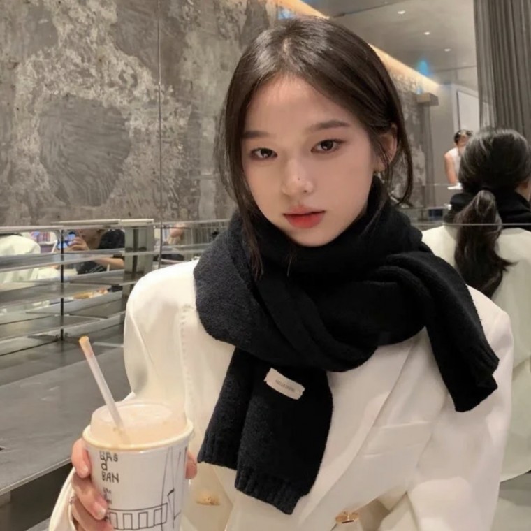 쁘띠니트머플러 넥워머 머플러 목도리 쁘띠목도리 - 상품 이미지