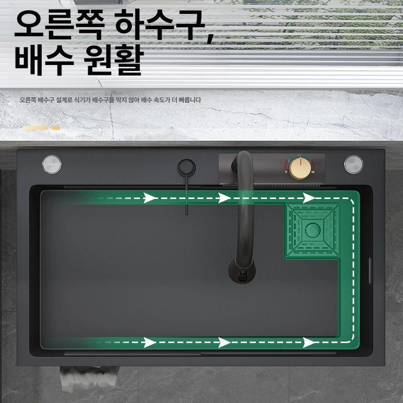 소형 간이 싱크대 탕비실 주방 캠핑장 미니 보조 세척 개수대 - 상세 이미지 5