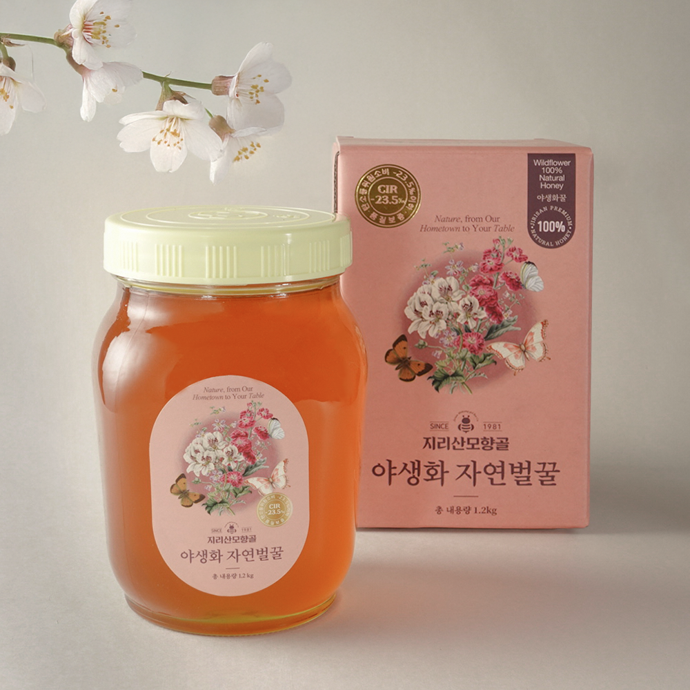 지리산모향골 자연 벌꿀 야생화꿀 1.2kg 제품 이미지